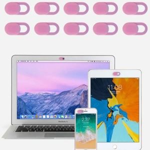 10pcs Pink Webcam Privacy Shield Cover